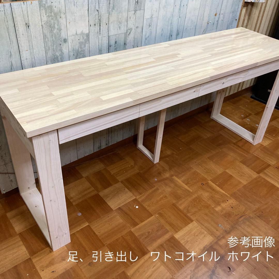 テーブル 幅103cm ヒノキの集成材 3台