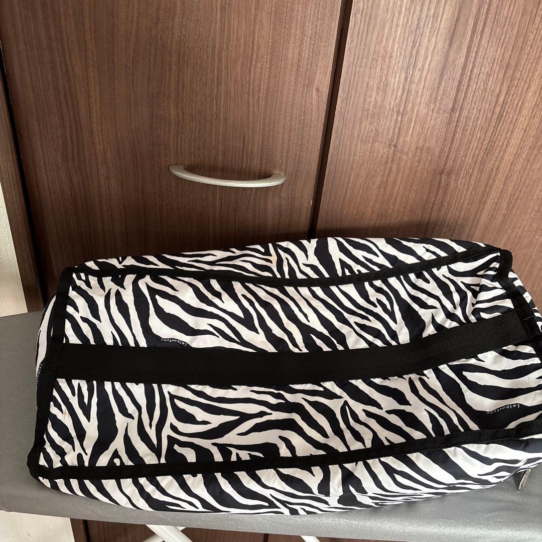 LESPORTSAC ゼブラ柄　ボストンバック　3点セット