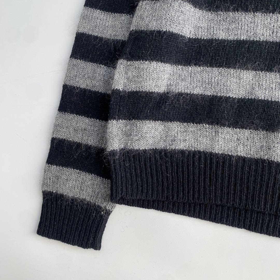 uniform experiment MOHAIR KNIT Mサイズ ボーダー