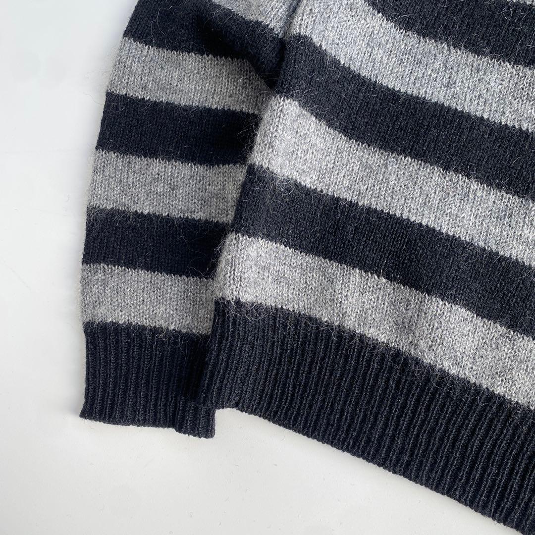 uniform experiment MOHAIR KNIT Mサイズ ボーダー
