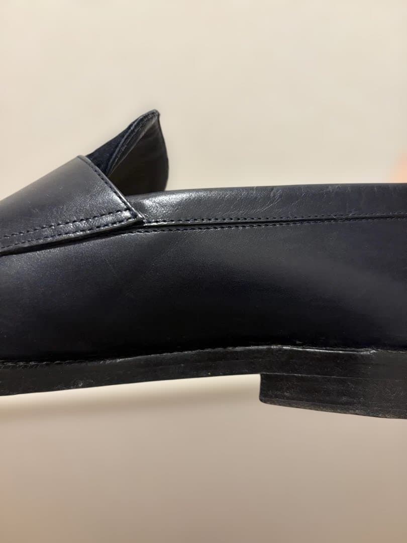 美品【値下げ】GUCCI グッチ ローファー コンビ GG ハラコレザー Gロゴ