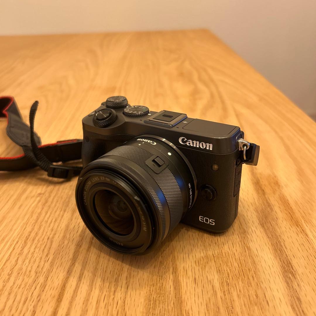 Canon EOS M6 ブラック　ミラーレス一眼