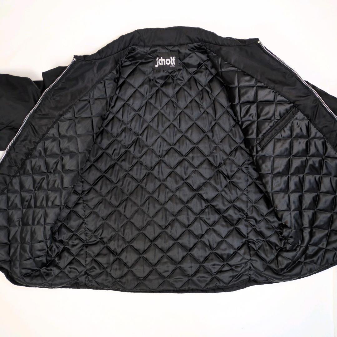 さる 5XL Schott ショット ナイロンジャケット ライダース
