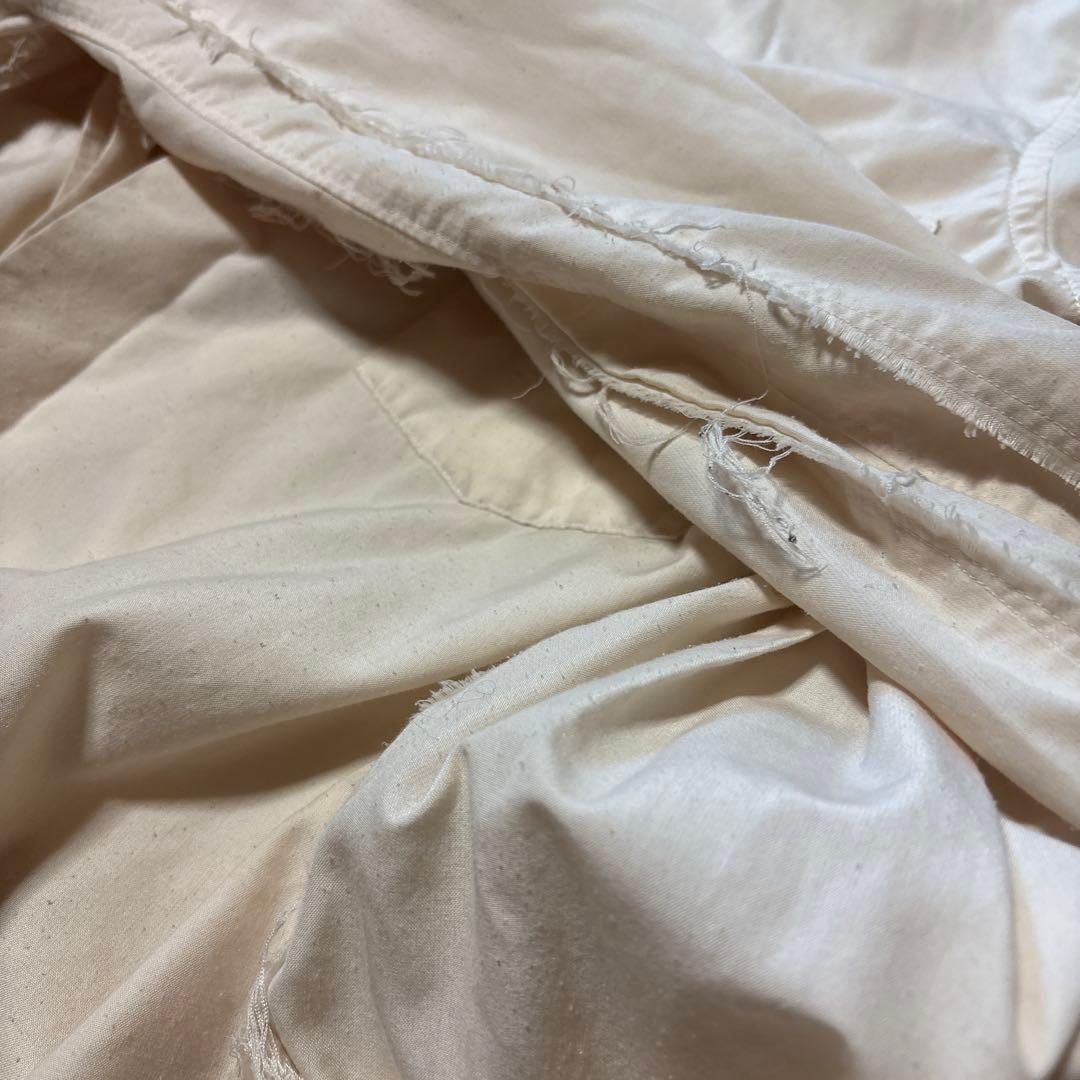 COMME des GARCONS フリル付き長袖シャツ S中古品