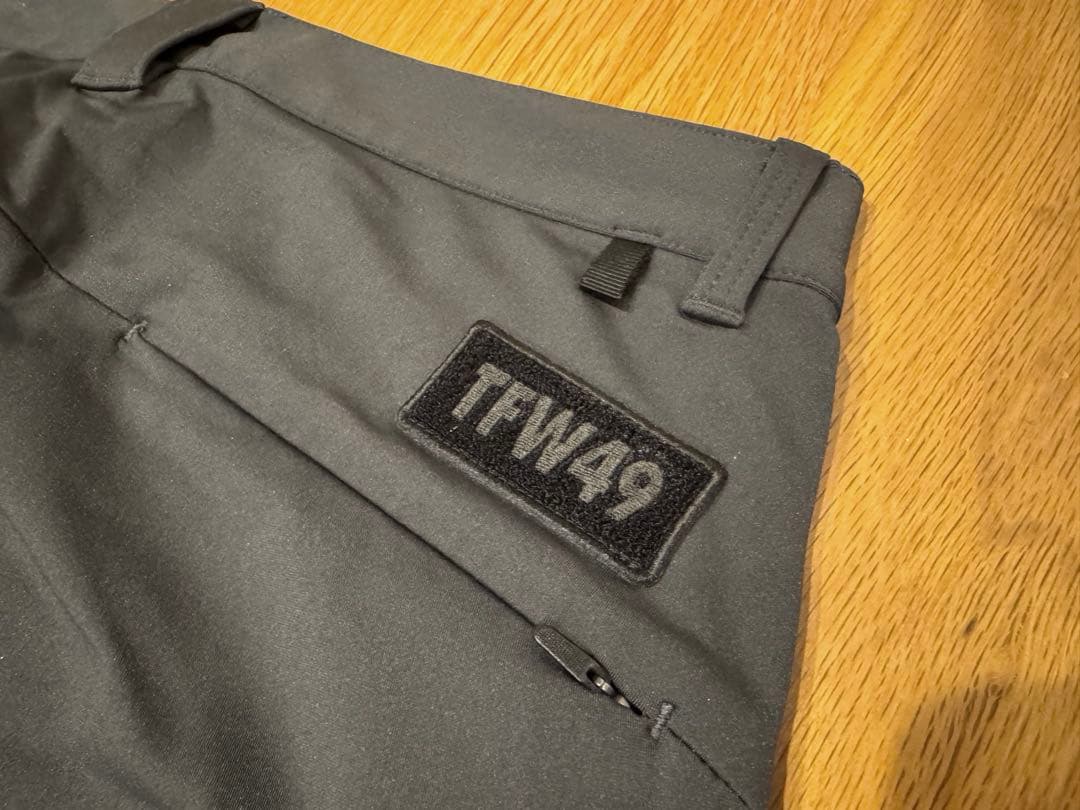 【TFW49】ANKLE SLIM PANTS チャコールグレー