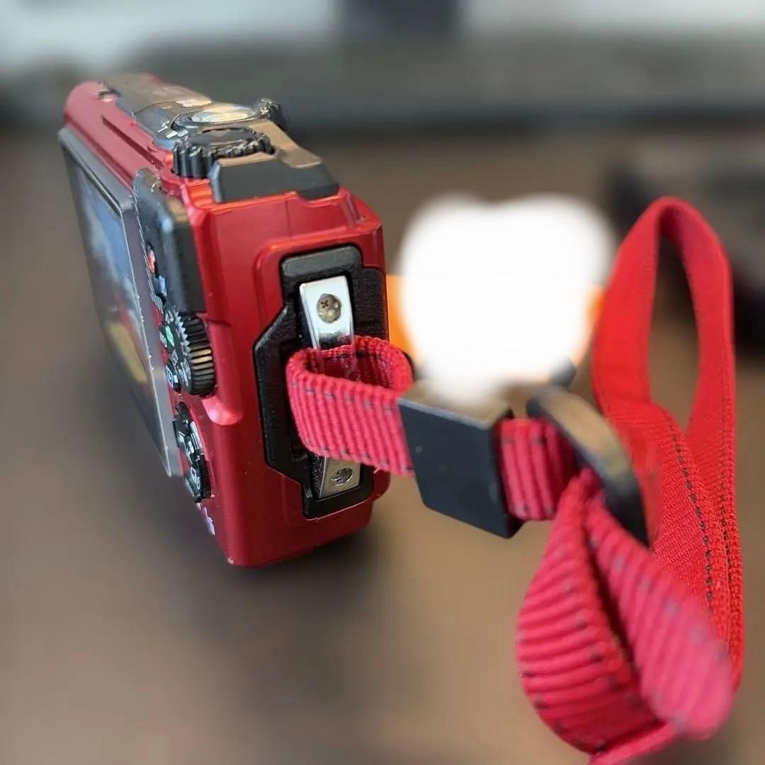 OM SYSTEM TG-7 デジタルカメラ 赤