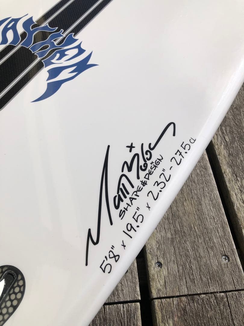 美品！PLACEBO プレセボ サーフボード　5.8　ラッド ディアブロ