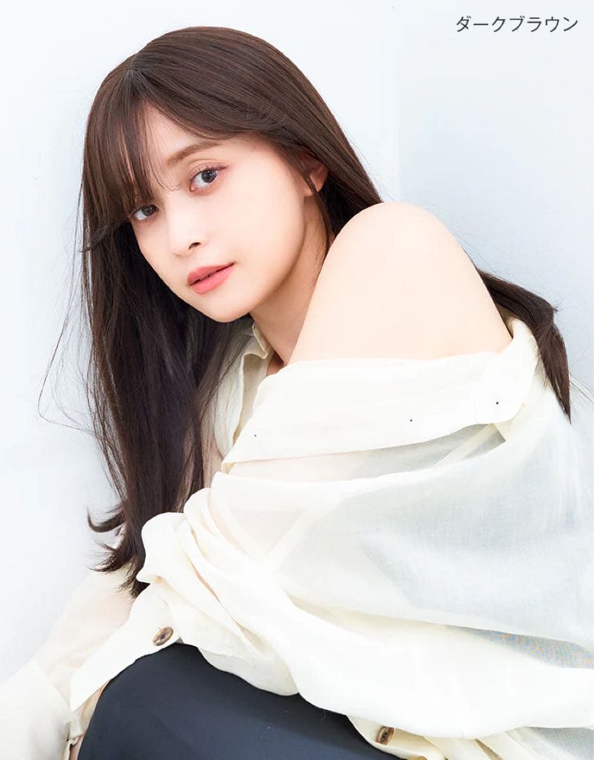 リネアストリア　天使のコフレウィッグ　ダークブラウン　専用シャンプー付