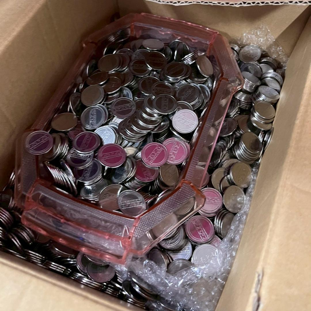 K◆アイムジャグラー EX-AE 実機 パチスロ スロット台 メダル付き