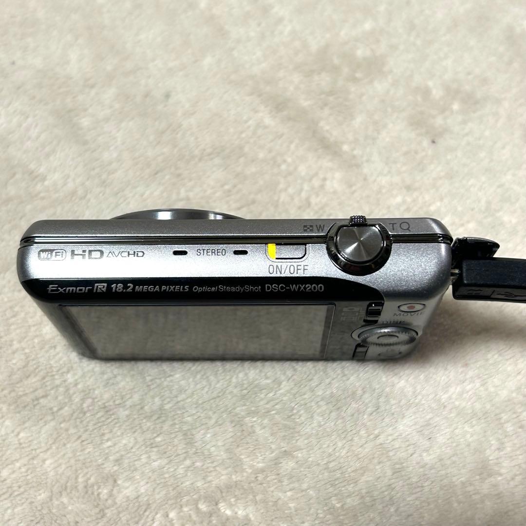 【極美品 動作確認済】SONY サイバーショット DSC-WX200 シルバー