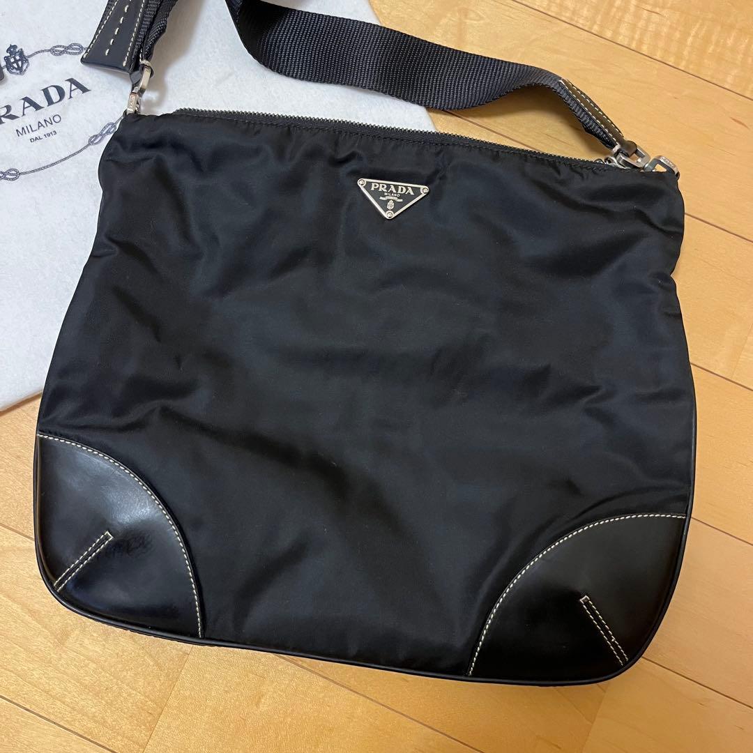 お値下げ可◎ PRADA ブラックショルダーバッグ