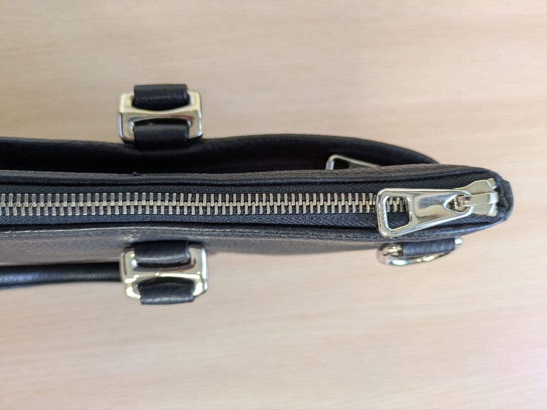 BALLY バリー　ビジネスバッグ 黒 レザー【Used品】