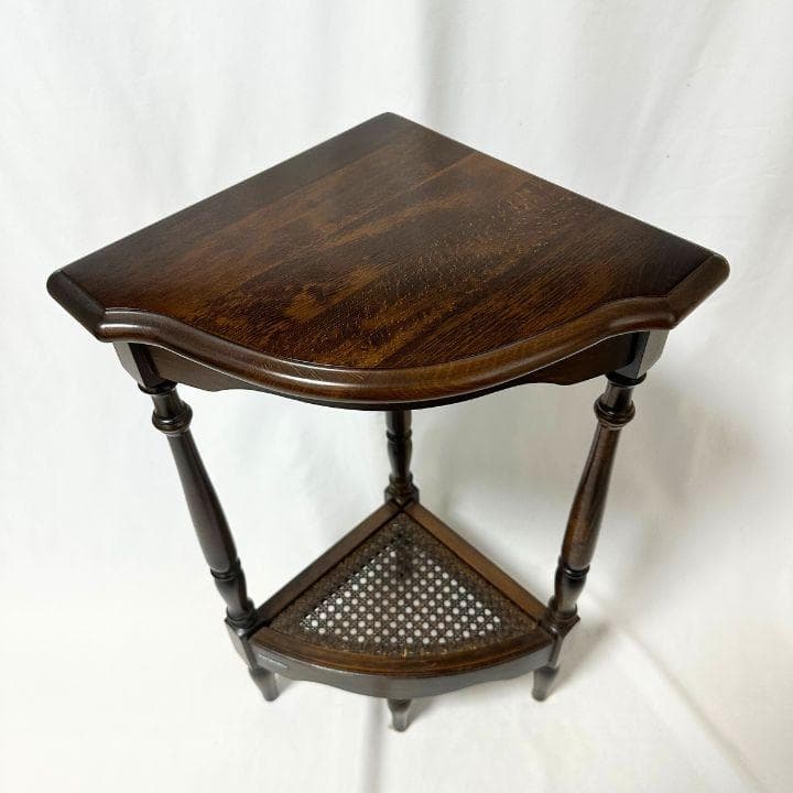 karimoku カリモク コロニアル コーナーラック ろくろ脚 クラシック