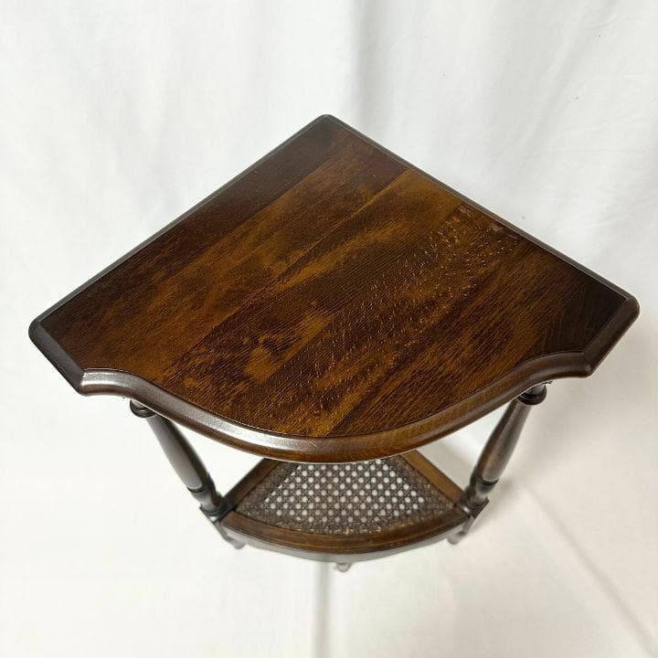 karimoku カリモク コロニアル コーナーラック ろくろ脚 クラシック