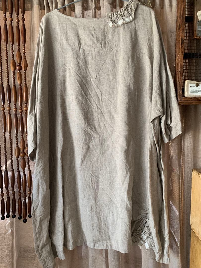 E.作家さん ハンドメイド リネン 2点セット