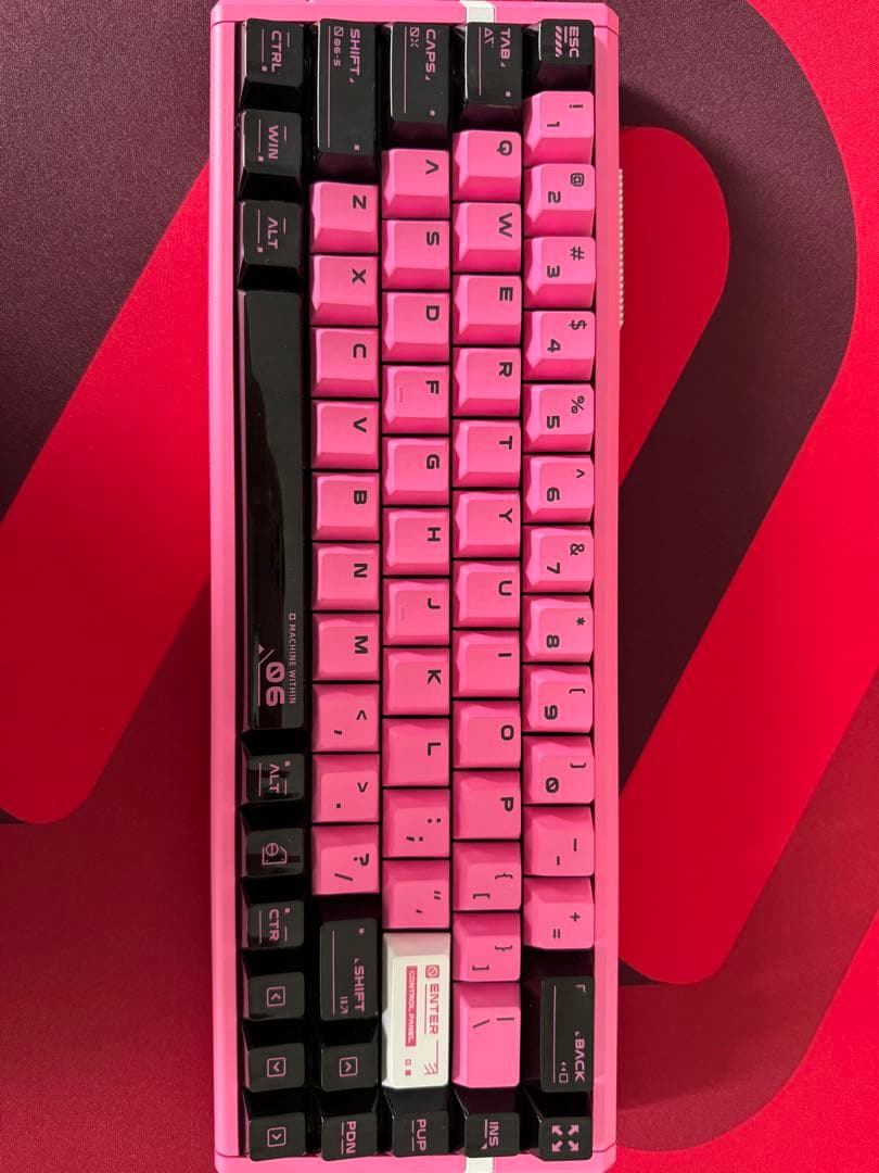 ATK GEAR RS6 Ultra メカニカルキーボード ピンク
