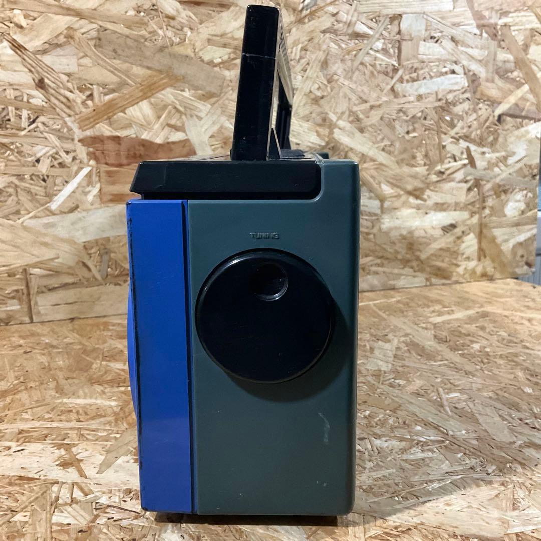 AIWA CS-J20 青 ラジカセ　AM・FM受信OK レトロ ジャンク