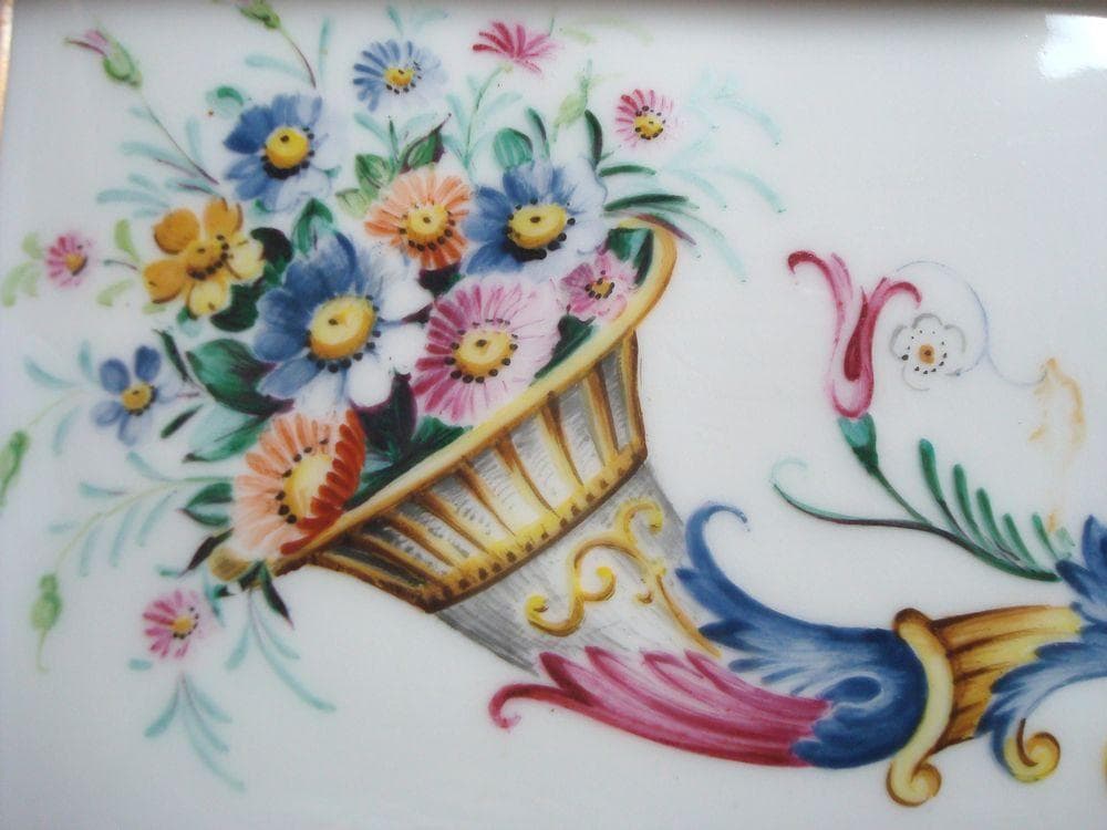 HERMES エルメス 灰皿 ビンテージ　花束　アッシュトレイ