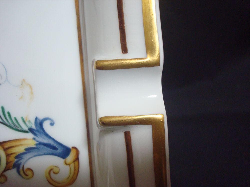 HERMES エルメス 灰皿 ビンテージ　花束　アッシュトレイ