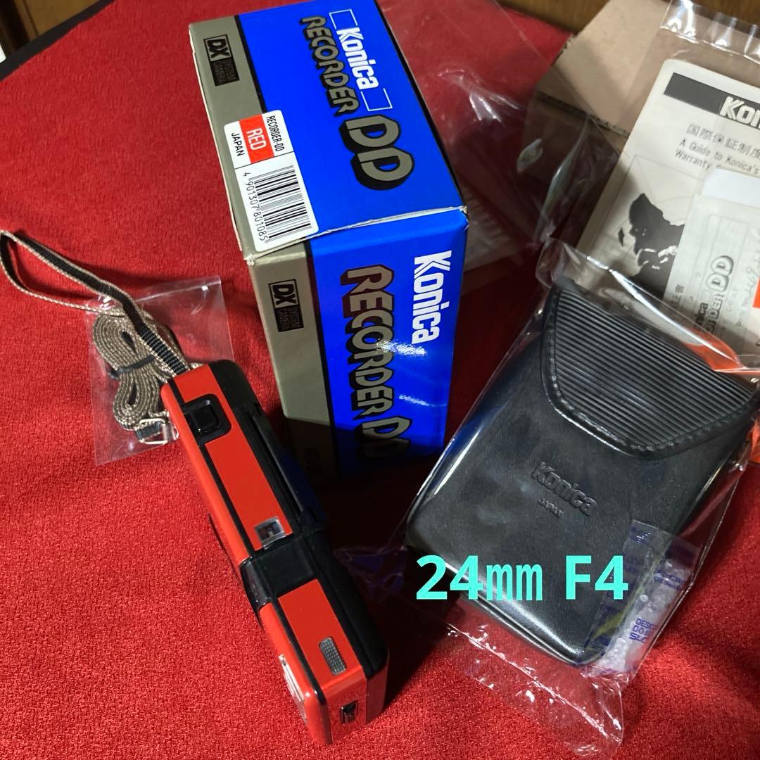 希少☆KONICA/コニカRECORDER ＤＤ24㎜F4ソフトケース純正外箱付