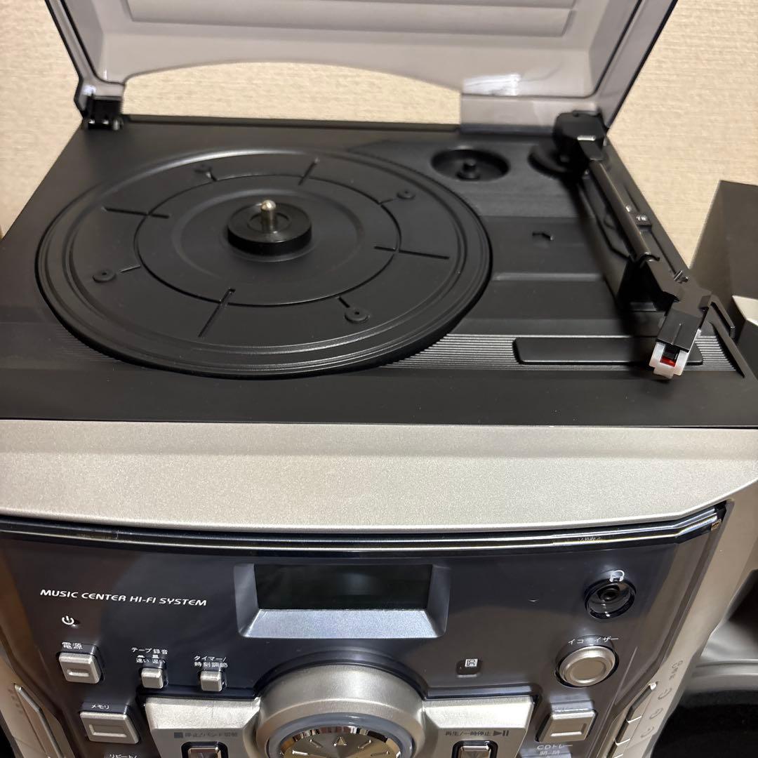 音楽センター ミニコンポ CDカセットデッキ