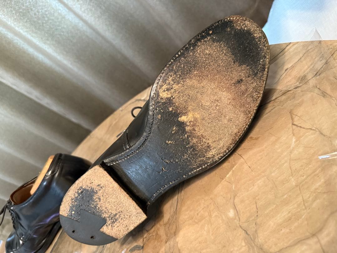 Alden ブラック Vチップ　コードヴァン　シューツリー付