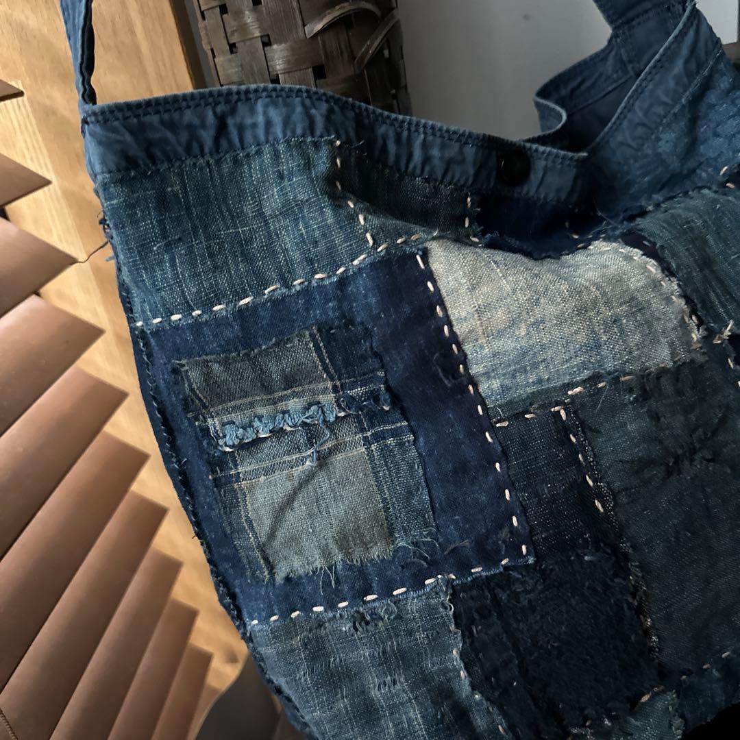 j*y様 ポーターをリメイク/藍染／襤褸