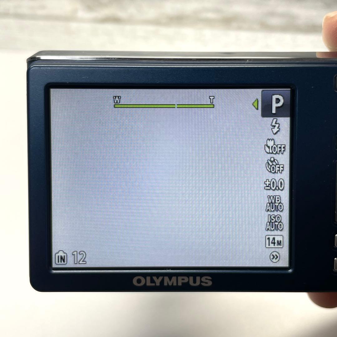 【極美品】オリンパス FE-4030 ライトブルー バッテリー 充電器付き