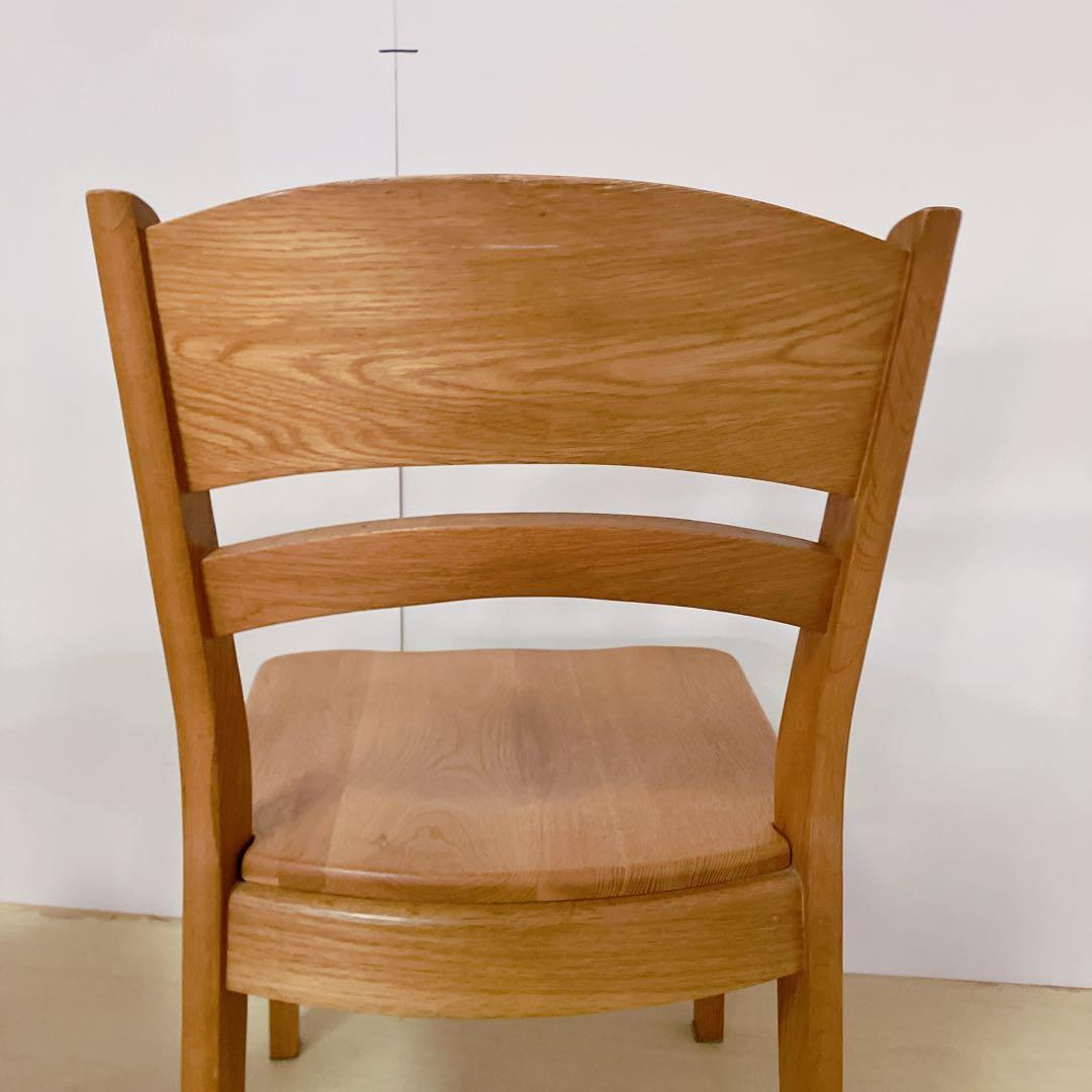 木製　ダイニングチェア　2脚セット　北欧　アームレスチェア　カントリー