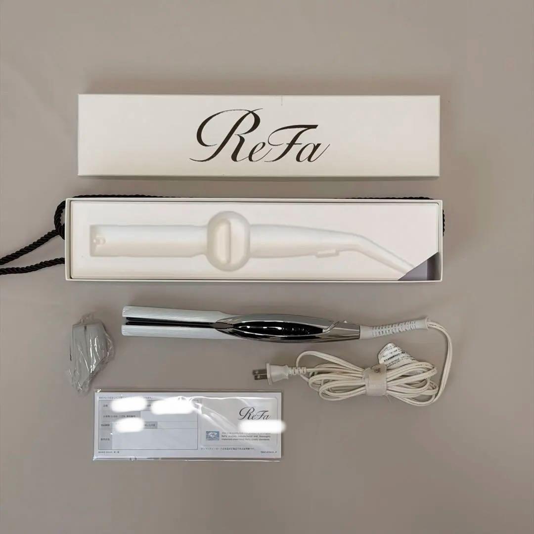 ReFa ストレートヘアアイロン ホワイト 外箱、保証書有