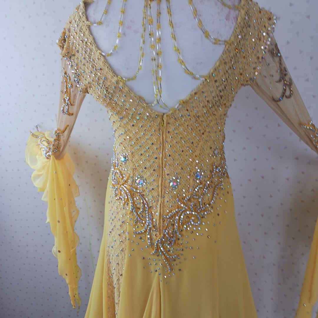 社交ダンス用イエロードレス