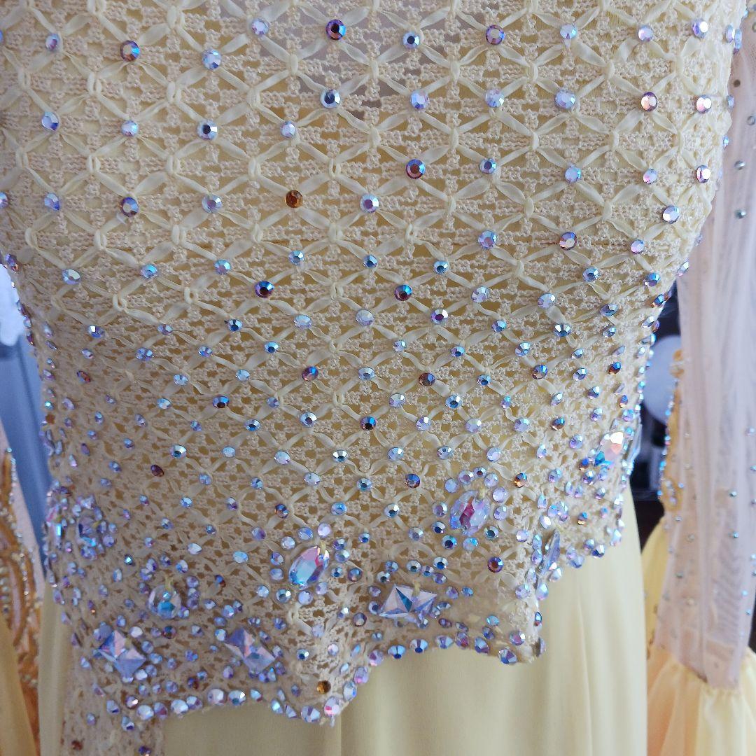 社交ダンス用イエロードレス