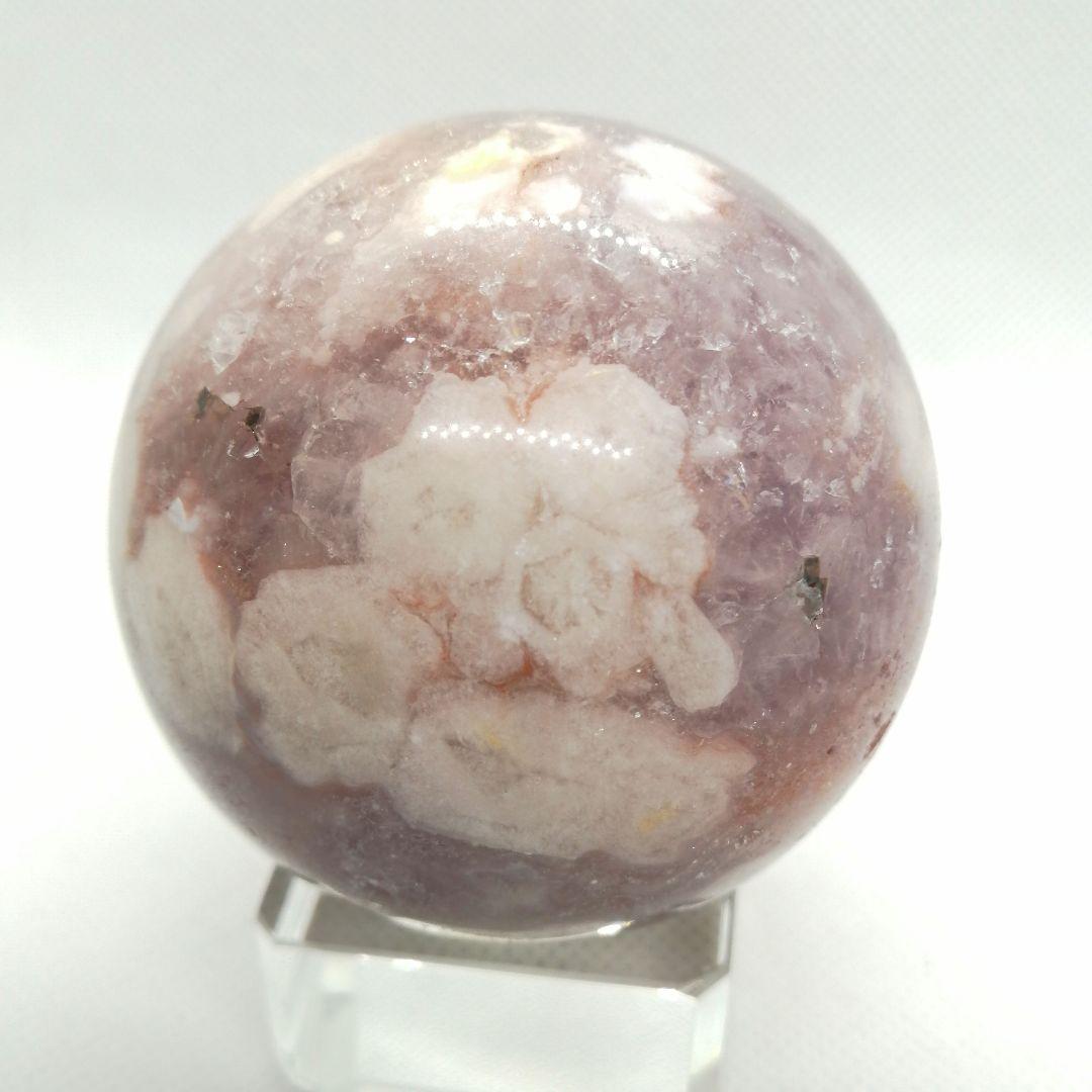 【新品】花束のよう模様とキラキラ結晶が楽しめるピンアメ　12-15