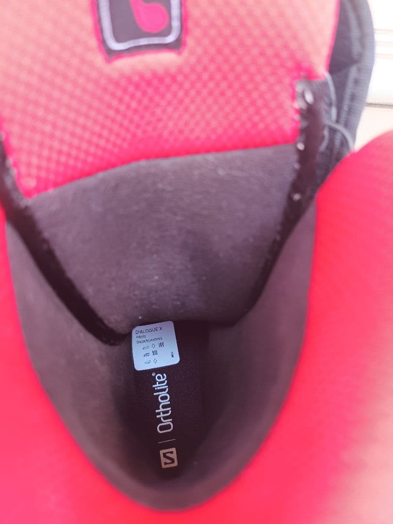 Salomon スノーボードブーツDIALOGUE X ブラック/レッド25cm