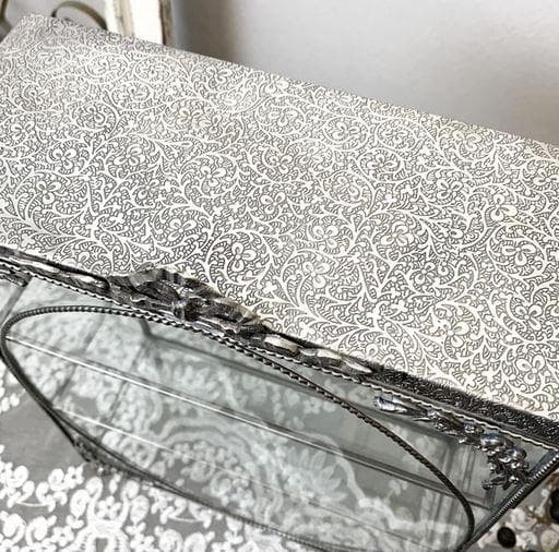 ショーケース キャビネット 飾り棚 アンティーク 84305CT-SV