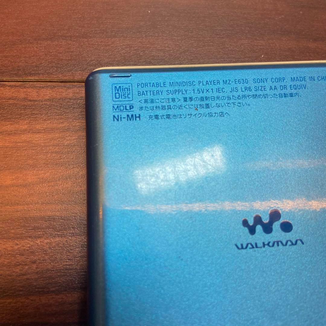 SONY MDウォークマン MZ-E630 MDプレーヤー 3844