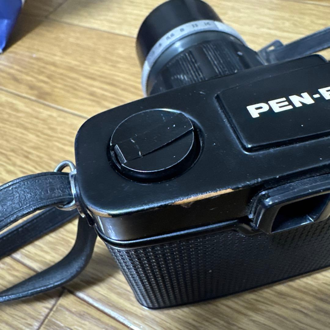 OLYMPUS PEN FT ブラック フィルムカメラ ZUIKOレンズ2本付