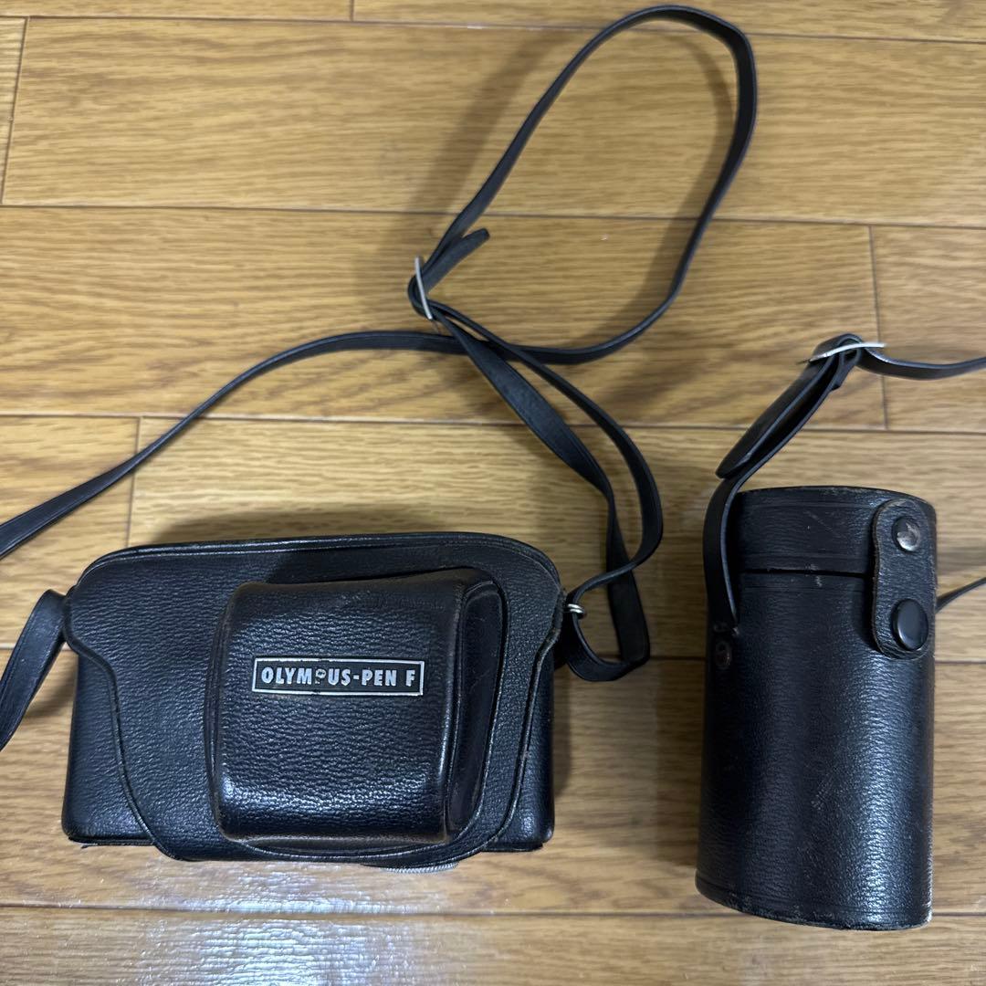 OLYMPUS PEN FT ブラック フィルムカメラ ZUIKOレンズ2本付
