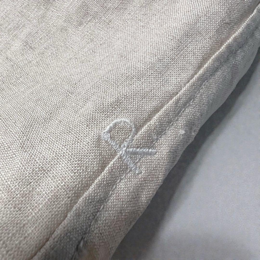 カズ様 美品❤️リネン❤️45R リネンタック 908 SHIRT シャツ ベージュ