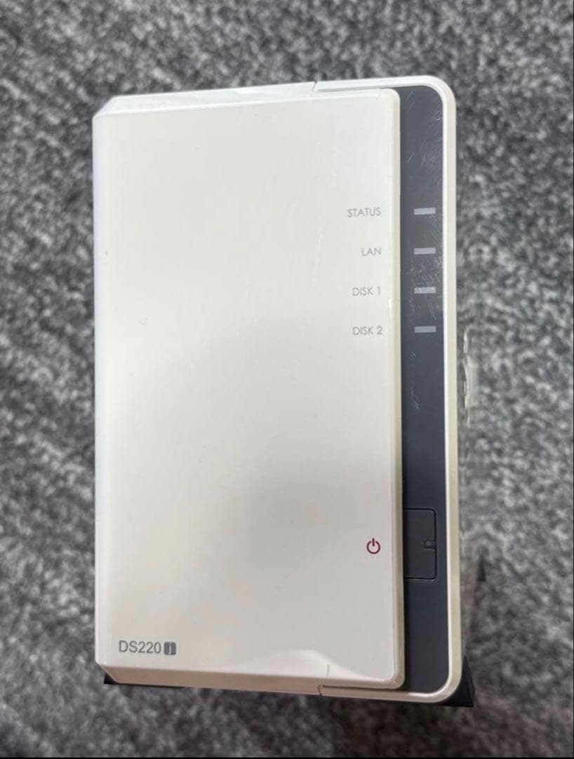 【美品】Synology NAS DS220j + WD 8TB x2 HDD