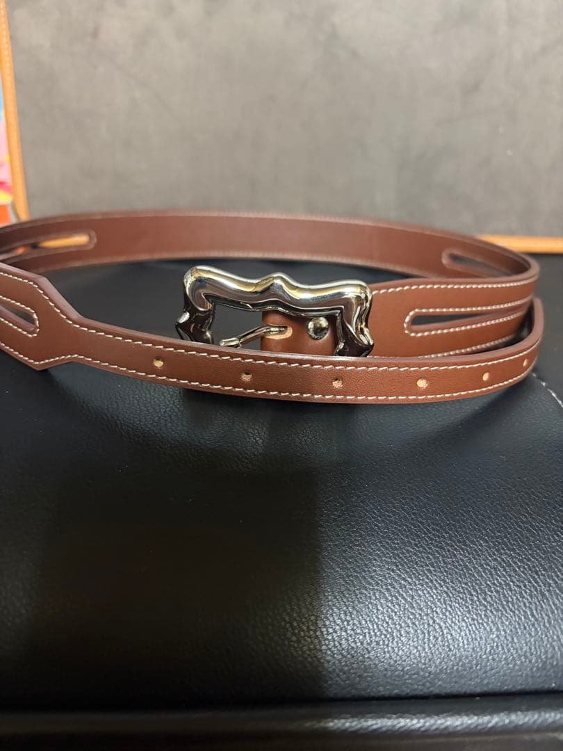 専用　A.VAGATION RIBBON HOLESベルト　ブラウン