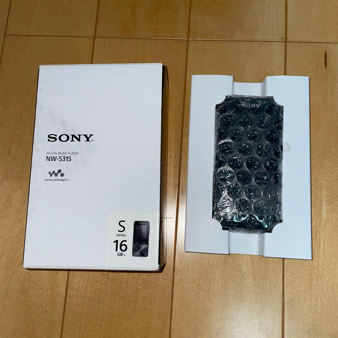 SONY NW-S315 16gb 専用イヤホン、ケーブル、保証書付き