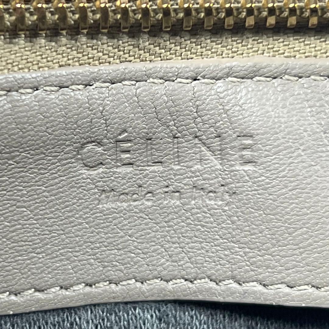 CELINE トリオラージ 3連 本革ショルダーバッグ クラッチバッグ 2way