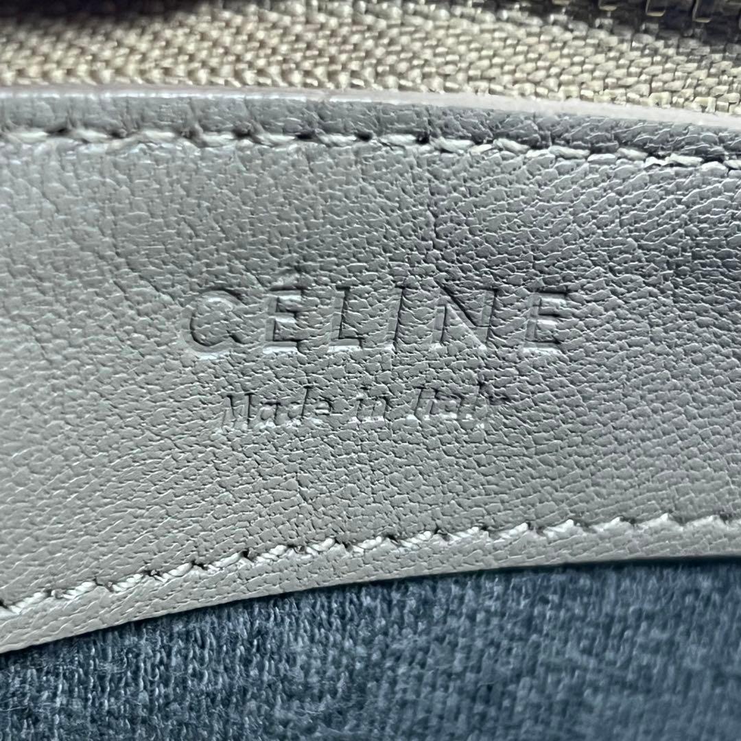 CELINE トリオラージ 3連 本革ショルダーバッグ クラッチバッグ 2way