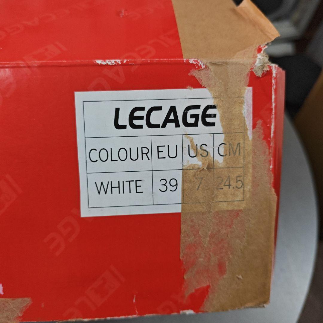 LECAGE ホワイト スノーボードブーツ