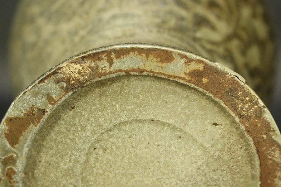 古美術 高麗青磁鉄絵梅瓶 高27cm(ZE592)