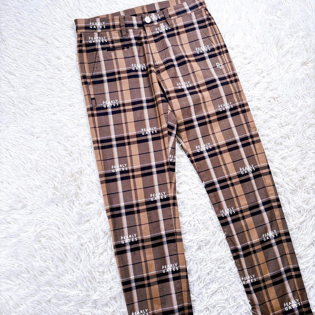 【2023年モデル⭐️サイズ3⭐️極美品】パーリーゲイツ　ゴルフパンツ　総柄　メンズ