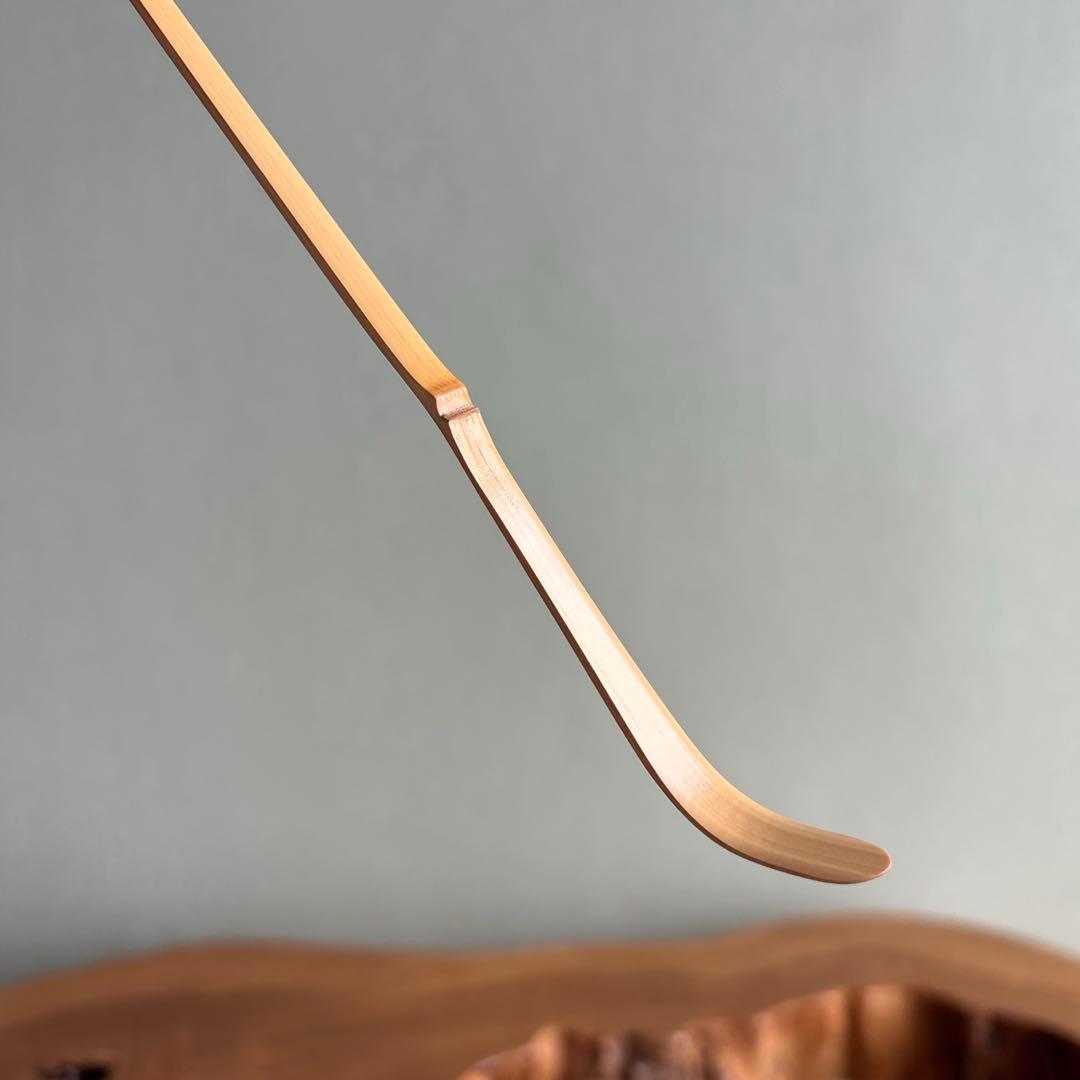 高野宗陵造 茶杓 金閣寺 茶道具 共箱