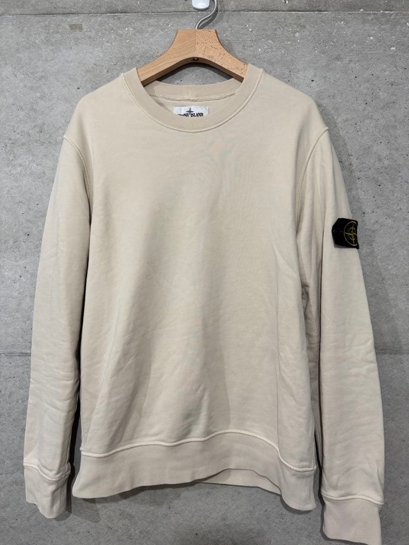 STONE  ストーンアイランド スウェット アイボリー　M