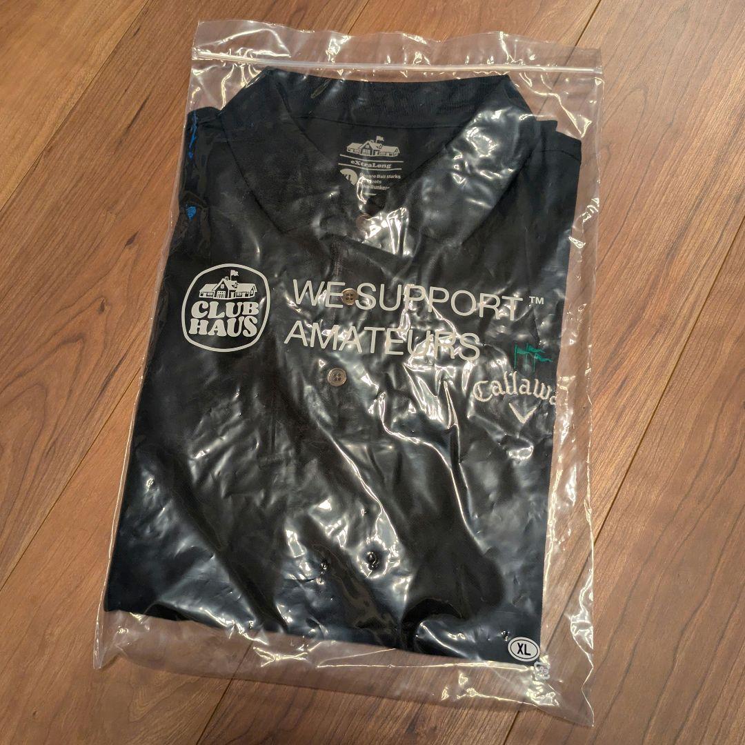 Clubhaus × Callaway コラボポロシャツブラック